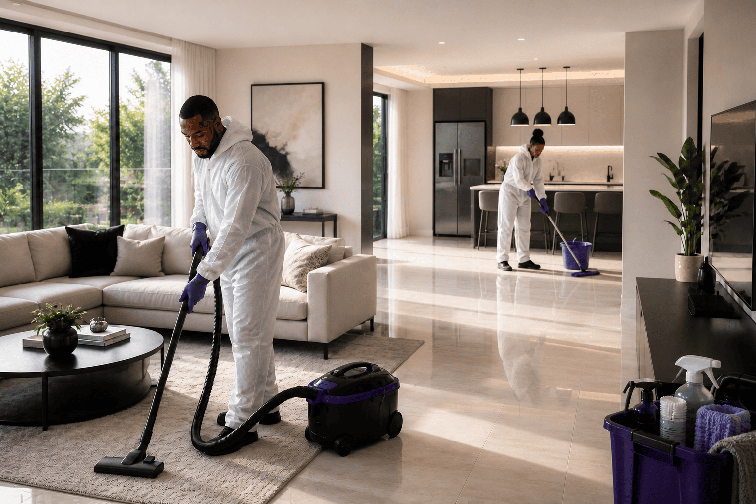 Deep cleaning service – sparkling kitchen and living areas by GoNyuka