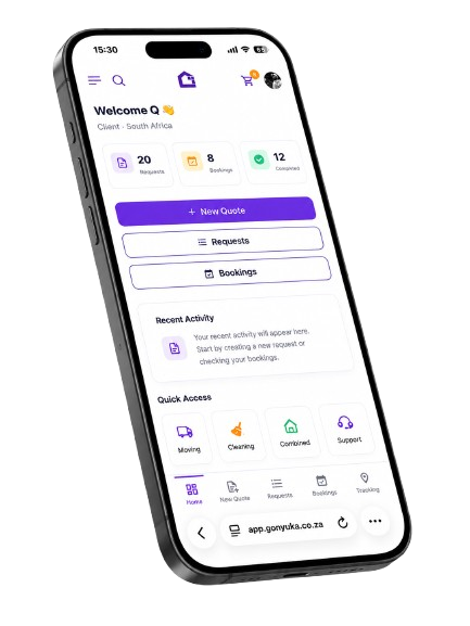 GoNyuka platform dashboard